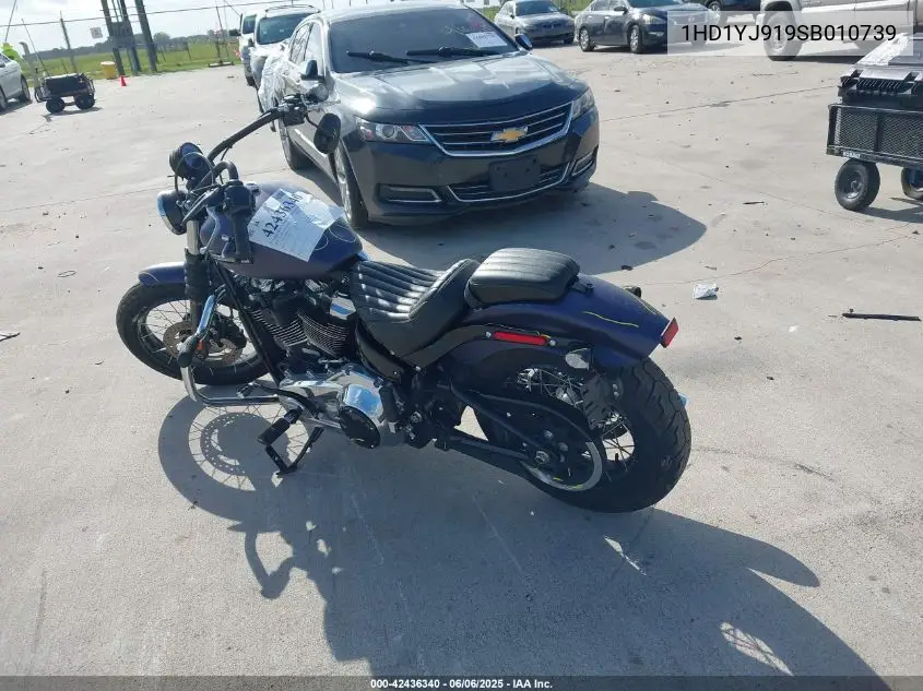 2025 Harley-Davidson Fxbb VIN: 1HD1YJ919SB010739 Lot: 42436340