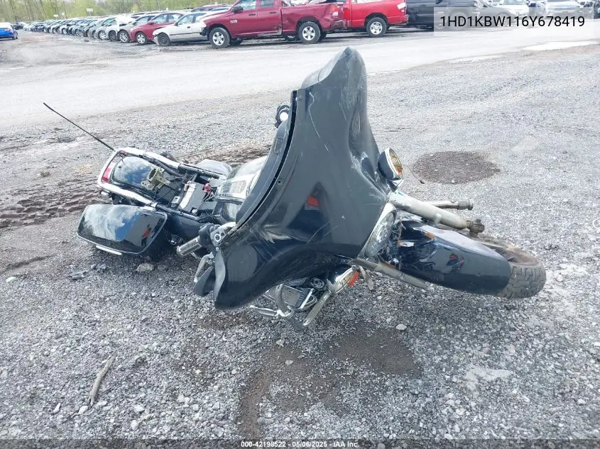 2006 Harley-Davidson Flhxi VIN: 1HD1KBW116Y678419 Lot: 42198522