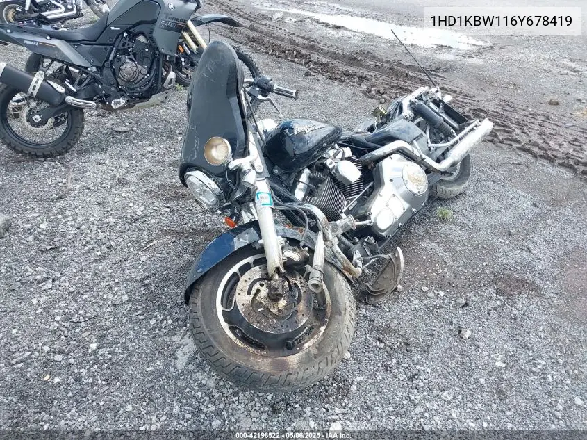 2006 Harley-Davidson Flhxi VIN: 1HD1KBW116Y678419 Lot: 42198522