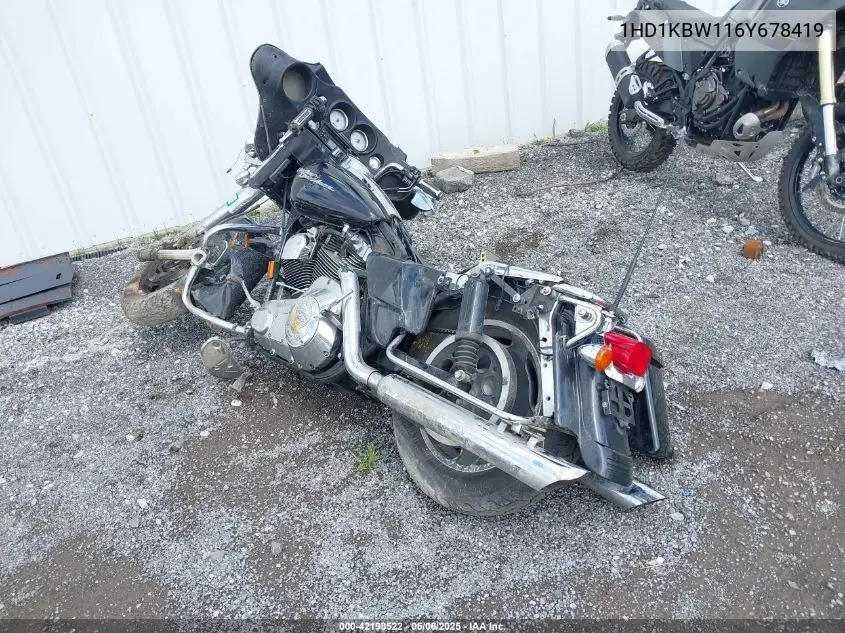 2006 Harley-Davidson Flhxi VIN: 1HD1KBW116Y678419 Lot: 42198522