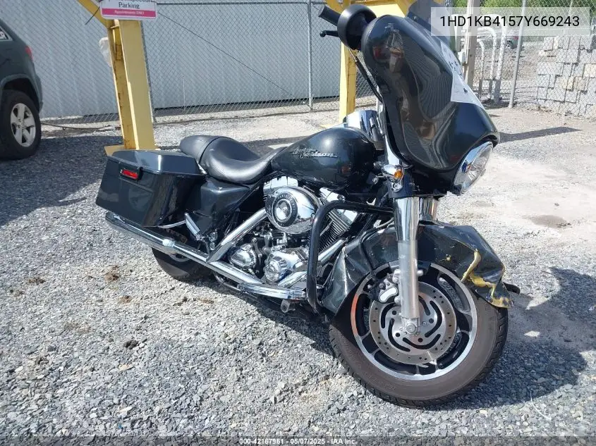 2007 Harley-Davidson Flhx VIN: 1HD1KB4157Y669243 Lot: 42167961