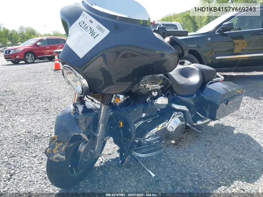 2007 Harley-Davidson Flhx VIN: 1HD1KB4157Y669243 Lot: 42167961