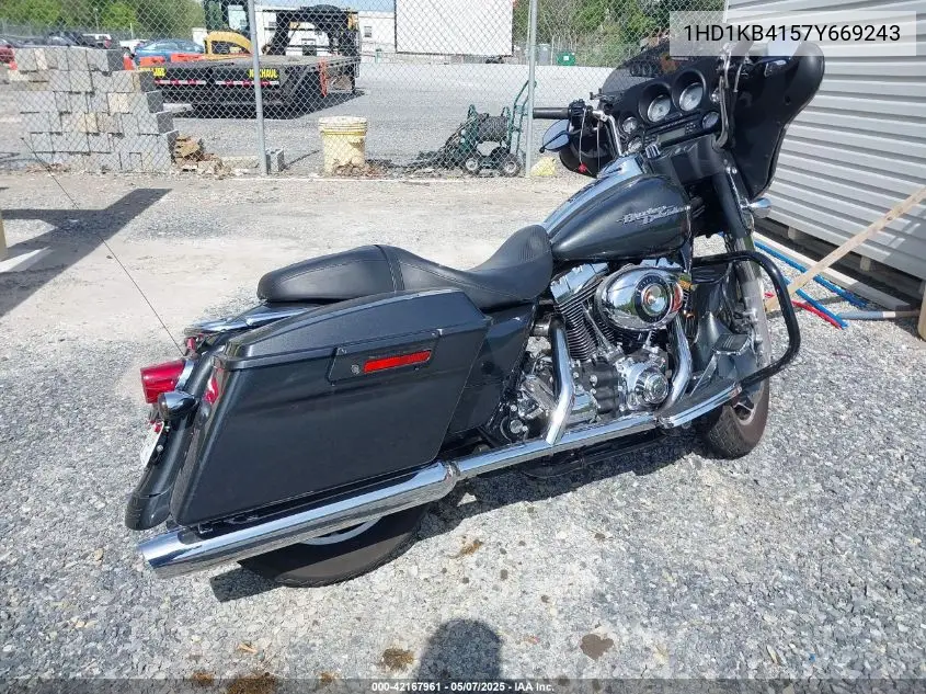 2007 Harley-Davidson Flhx VIN: 1HD1KB4157Y669243 Lot: 42167961