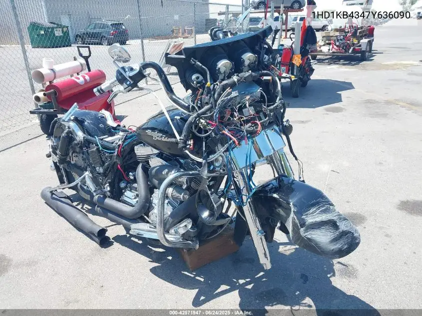 2007 Harley-Davidson Flhx California VIN: 1HD1KB4347Y636090 Lot: 42571947