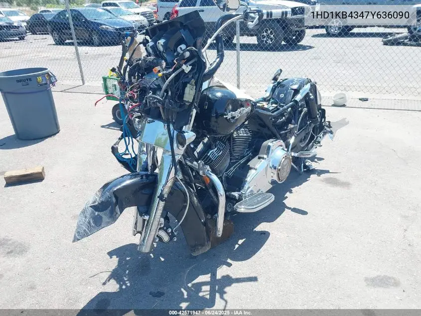 2007 Harley-Davidson Flhx California VIN: 1HD1KB4347Y636090 Lot: 42571947