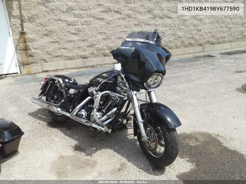 2008 Harley-Davidson Flhx VIN: 1HD1KB4198Y677590 Lot: 42219845
