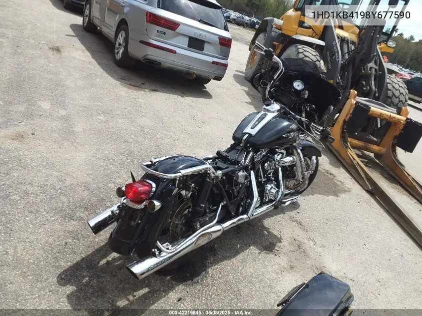 2008 Harley-Davidson Flhx VIN: 1HD1KB4198Y677590 Lot: 42219845
