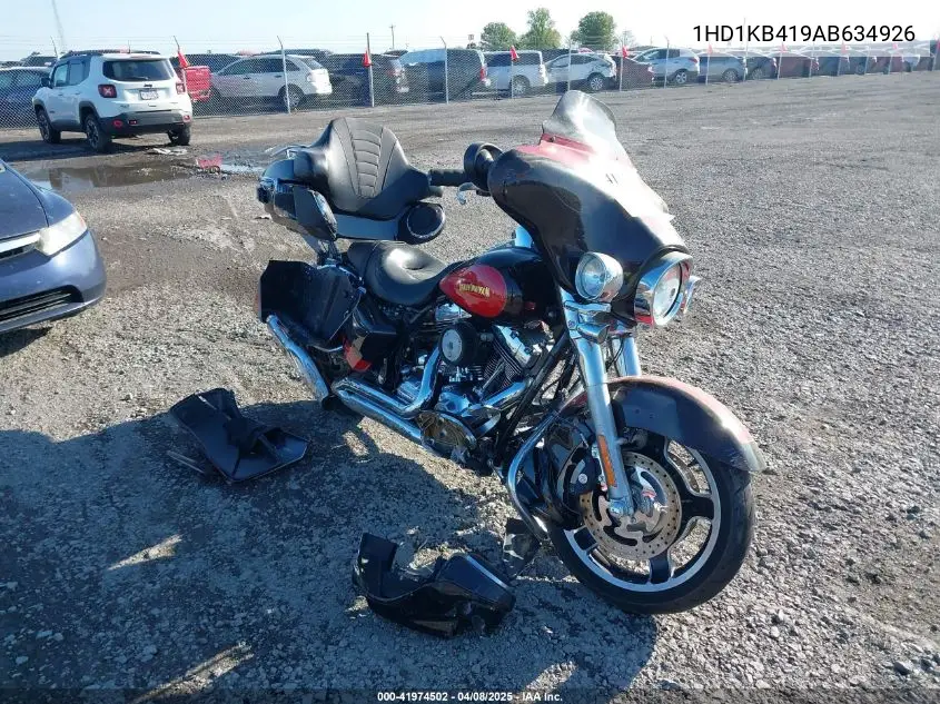2010 Harley-Davidson Flhx VIN: 1HD1KB419AB634926 Lot: 41974502