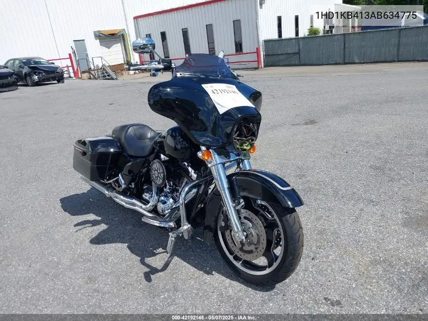 2010 Harley-Davidson Flhx VIN: 1HD1KB413AB634775 Lot: 42192146