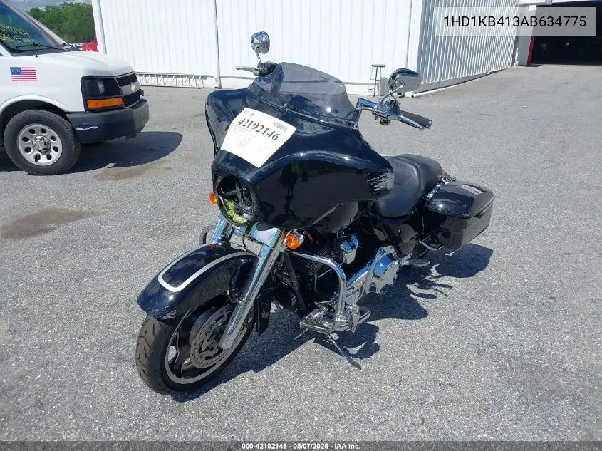 2010 Harley-Davidson Flhx VIN: 1HD1KB413AB634775 Lot: 42192146