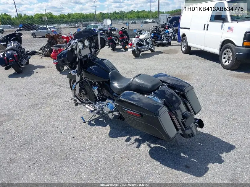 2010 Harley-Davidson Flhx VIN: 1HD1KB413AB634775 Lot: 42192146