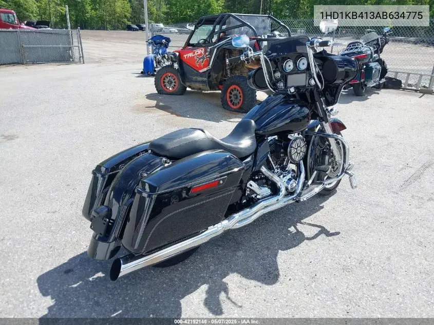 2010 Harley-Davidson Flhx VIN: 1HD1KB413AB634775 Lot: 42192146