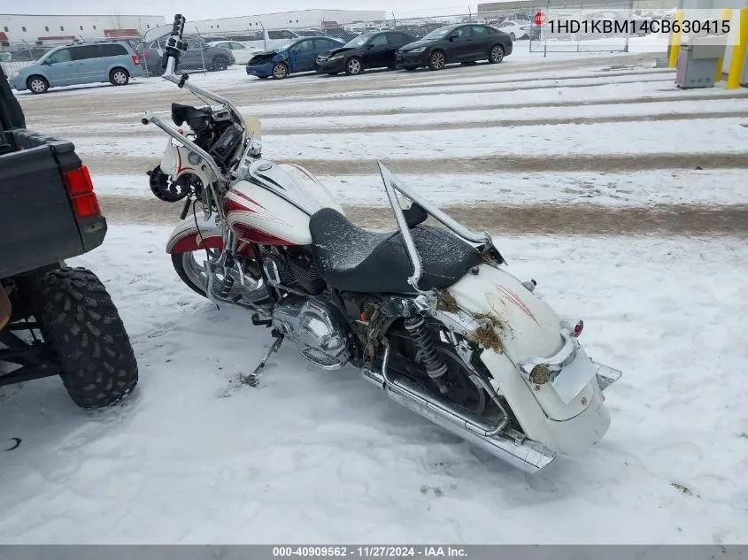 2012 Harley-Davidson Flhx Street Glide VIN: 1HD1KBM14CB630415 Lot: 40909562