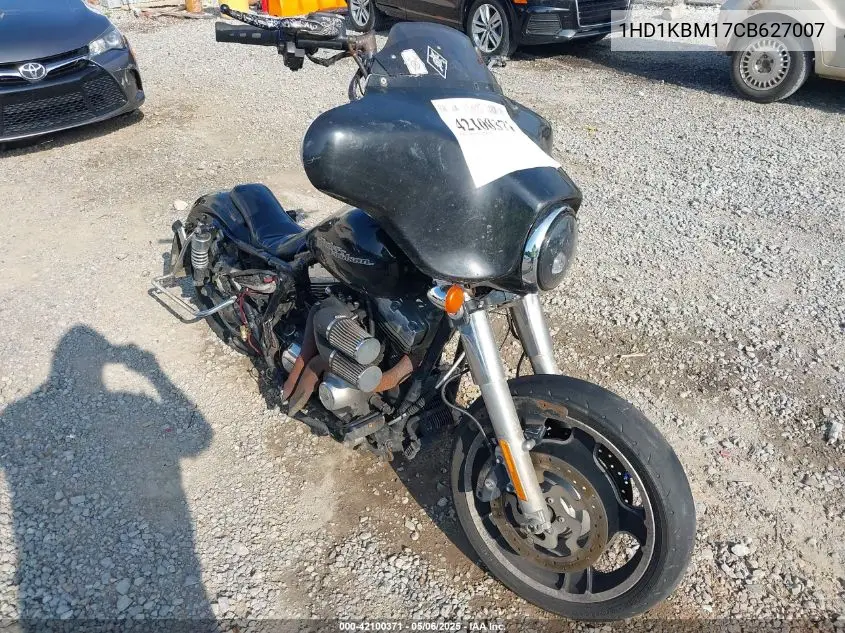 2012 Harley-Davidson Flhx Street Glide VIN: 1HD1KBM17CB627007 Lot: 42100371