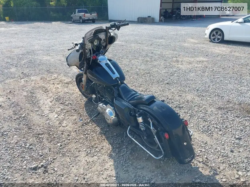 2012 Harley-Davidson Flhx Street Glide VIN: 1HD1KBM17CB627007 Lot: 42100371