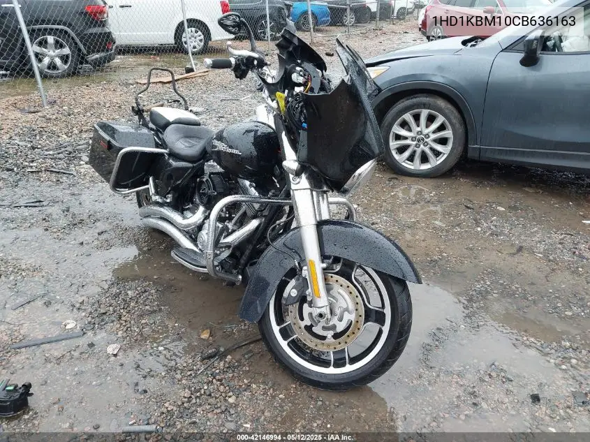 2012 Harley-Davidson Flhx Street Glide VIN: 1HD1KBM10CB636163 Lot: 42146994