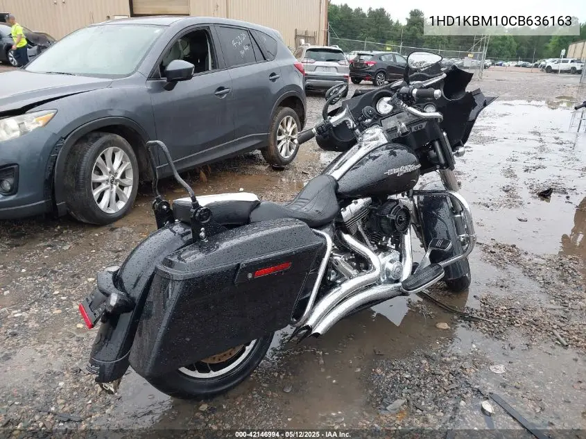 2012 Harley-Davidson Flhx Street Glide VIN: 1HD1KBM10CB636163 Lot: 42146994