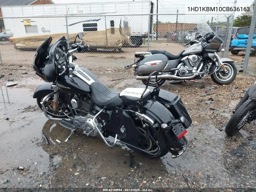 2012 Harley-Davidson Flhx Street Glide VIN: 1HD1KBM10CB636163 Lot: 42146994