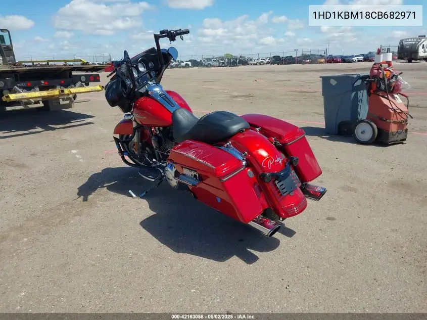 2012 Harley-Davidson Flhx Street Glide VIN: 1HD1KBM18CB682971 Lot: 42163058