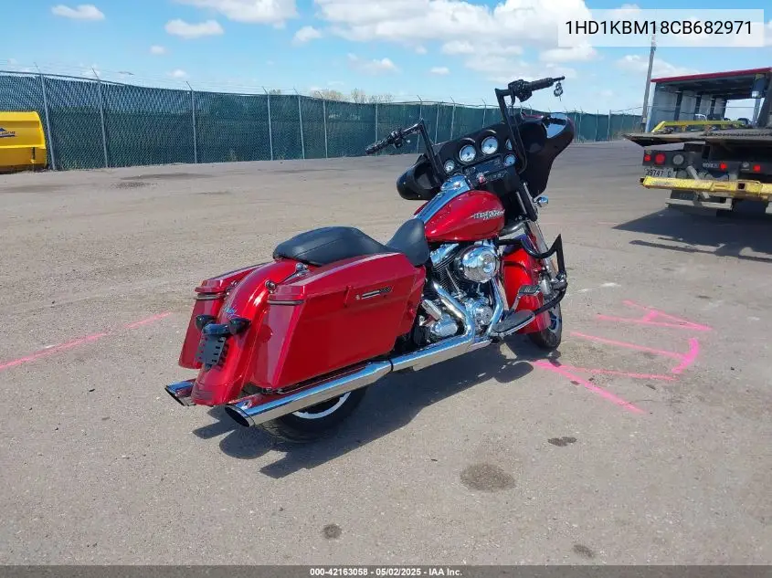 2012 Harley-Davidson Flhx Street Glide VIN: 1HD1KBM18CB682971 Lot: 42163058