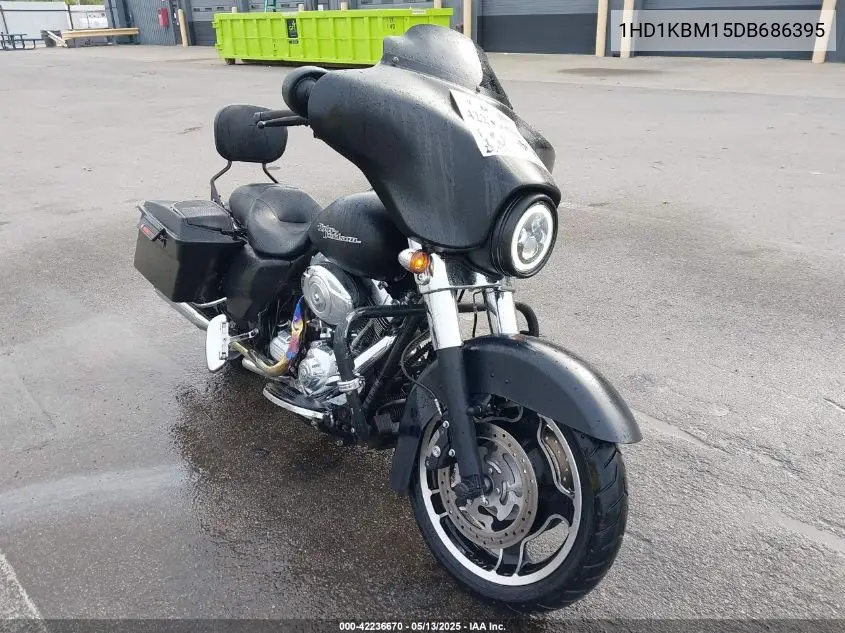 2013 Harley-Davidson Flhx Street Glide VIN: 1HD1KBM15DB686395 Lot: 42236670