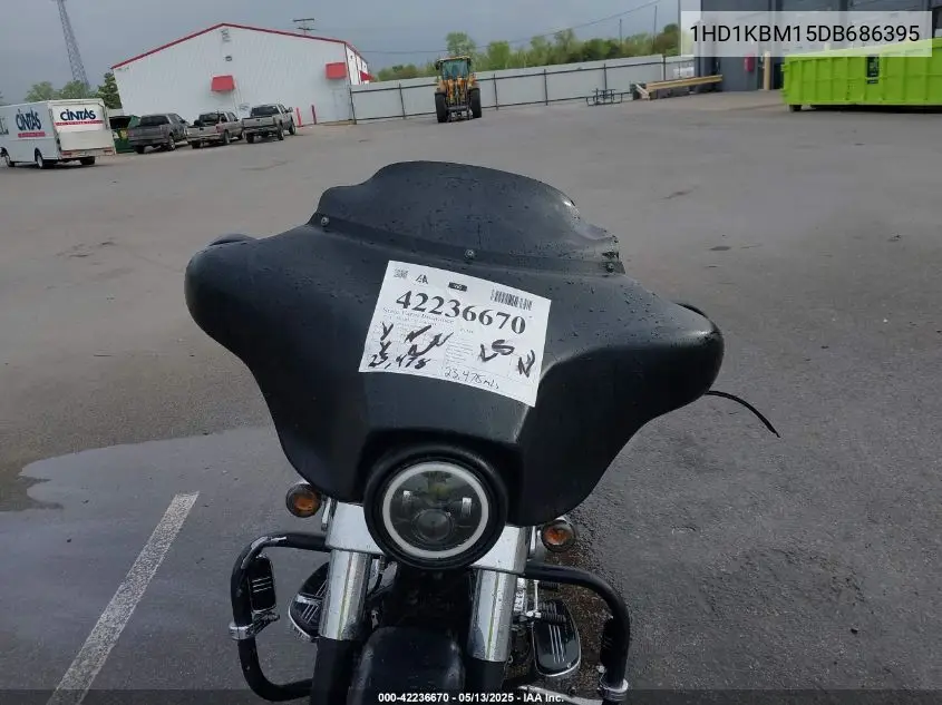2013 Harley-Davidson Flhx Street Glide VIN: 1HD1KBM15DB686395 Lot: 42236670