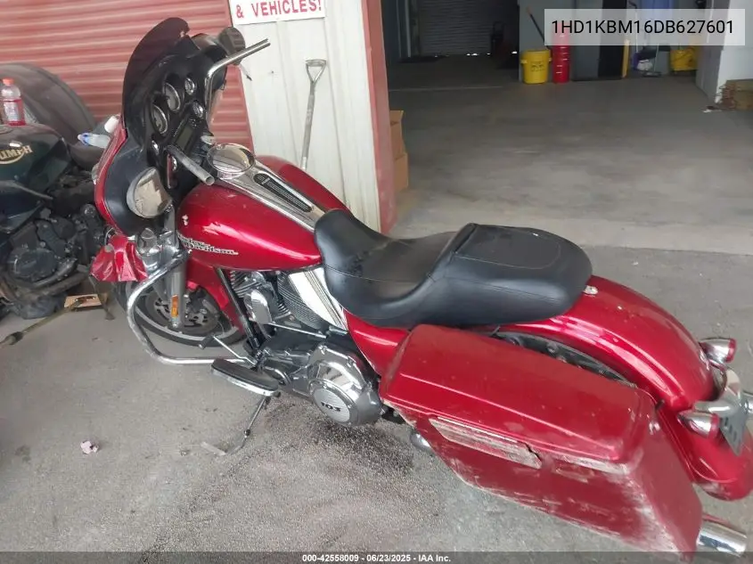 2013 Harley-Davidson Flhx Street Glide VIN: 1HD1KBM16DB627601 Lot: 42558009