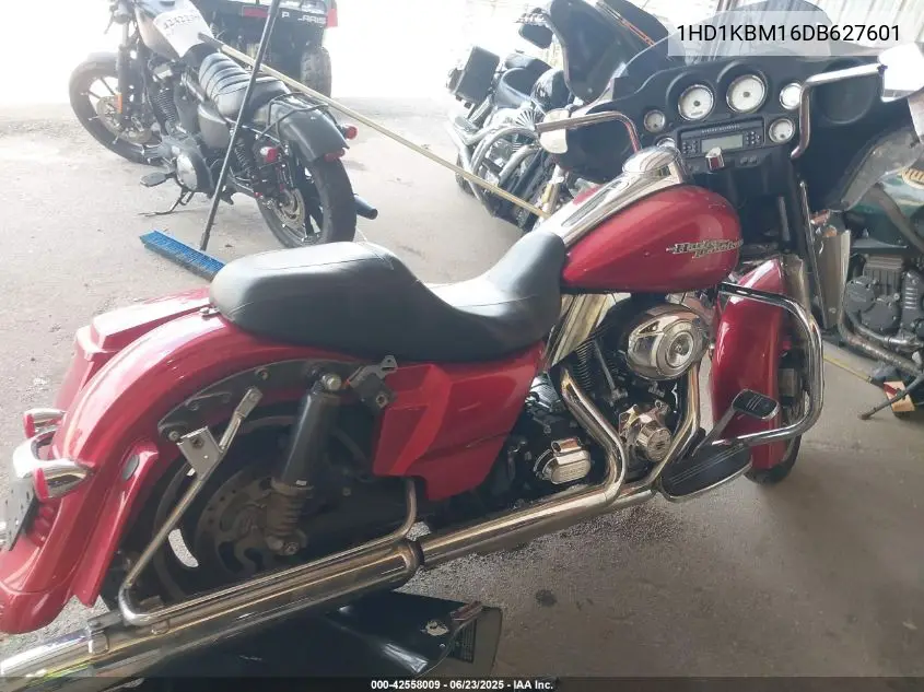 2013 Harley-Davidson Flhx Street Glide VIN: 1HD1KBM16DB627601 Lot: 42558009