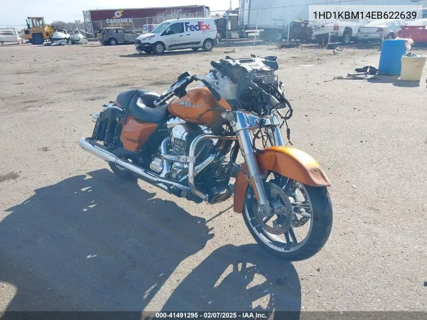 2014 Harley-Davidson Flhx Street Glide VIN: 1HD1KBM14EB622639 Lot: 41491295