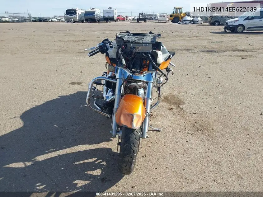 2014 Harley-Davidson Flhx Street Glide VIN: 1HD1KBM14EB622639 Lot: 41491295