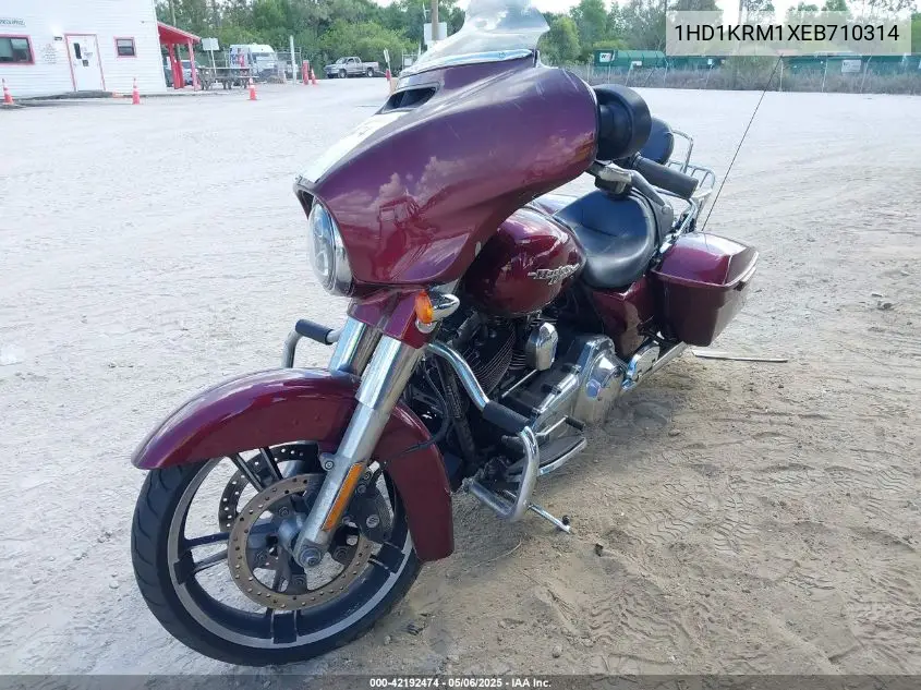 2014 Harley-Davidson Flhxs Street Glide Special VIN: 1HD1KRM1XEB710314 Lot: 42192474