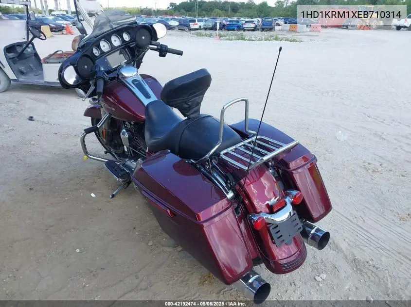 2014 Harley-Davidson Flhxs Street Glide Special VIN: 1HD1KRM1XEB710314 Lot: 42192474