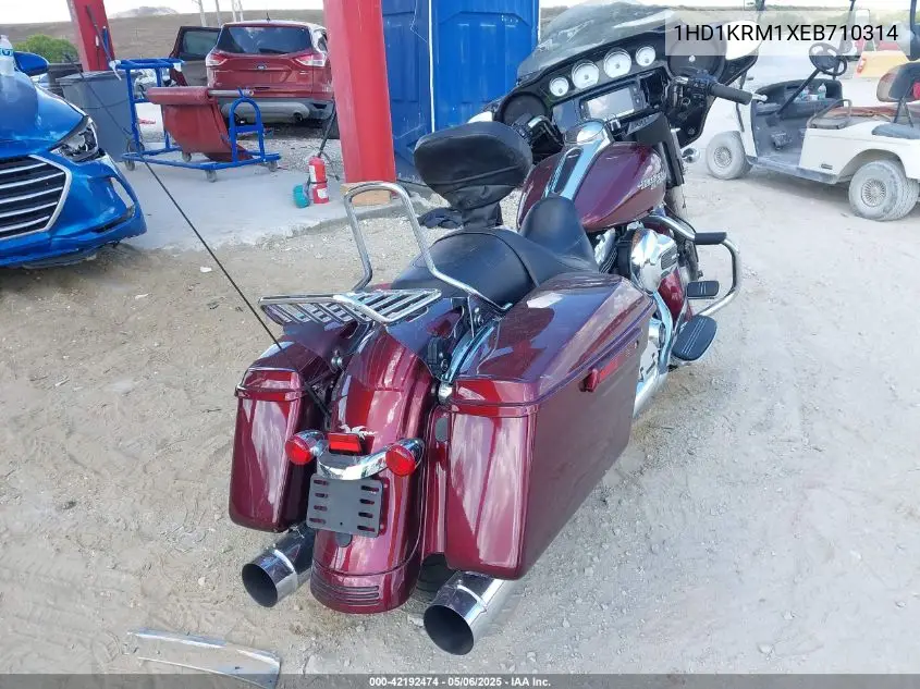 2014 Harley-Davidson Flhxs Street Glide Special VIN: 1HD1KRM1XEB710314 Lot: 42192474