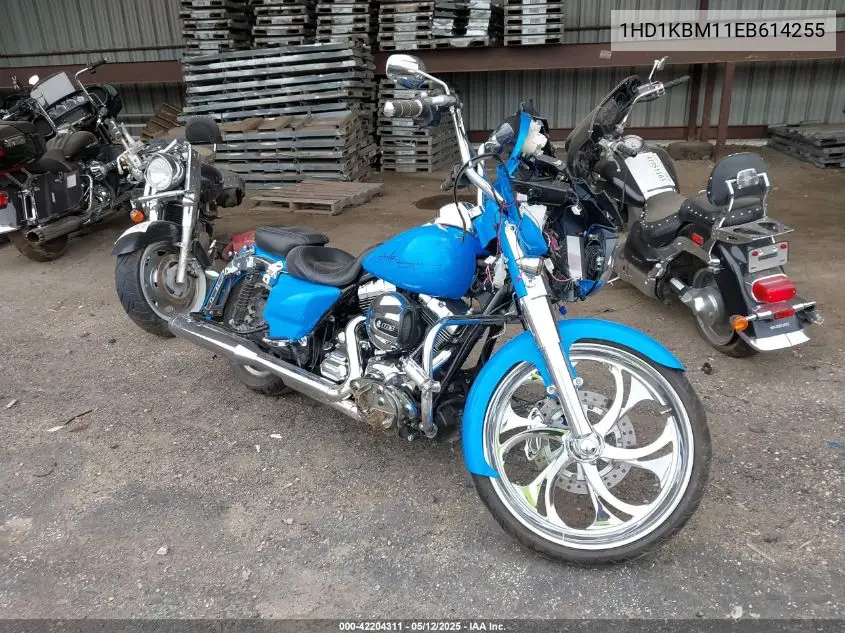 2014 Harley-Davidson Flhx Street Glide VIN: 1HD1KBM11EB614255 Lot: 42204311