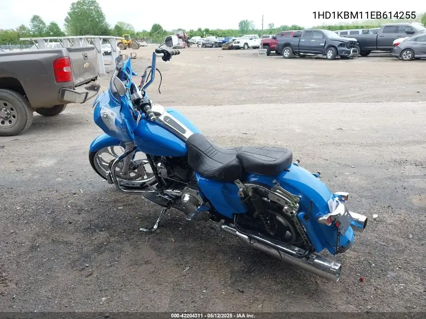 2014 Harley-Davidson Flhx Street Glide VIN: 1HD1KBM11EB614255 Lot: 42204311