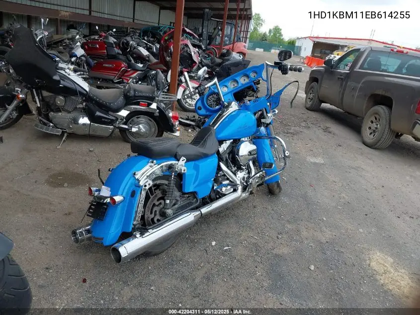 2014 Harley-Davidson Flhx Street Glide VIN: 1HD1KBM11EB614255 Lot: 42204311