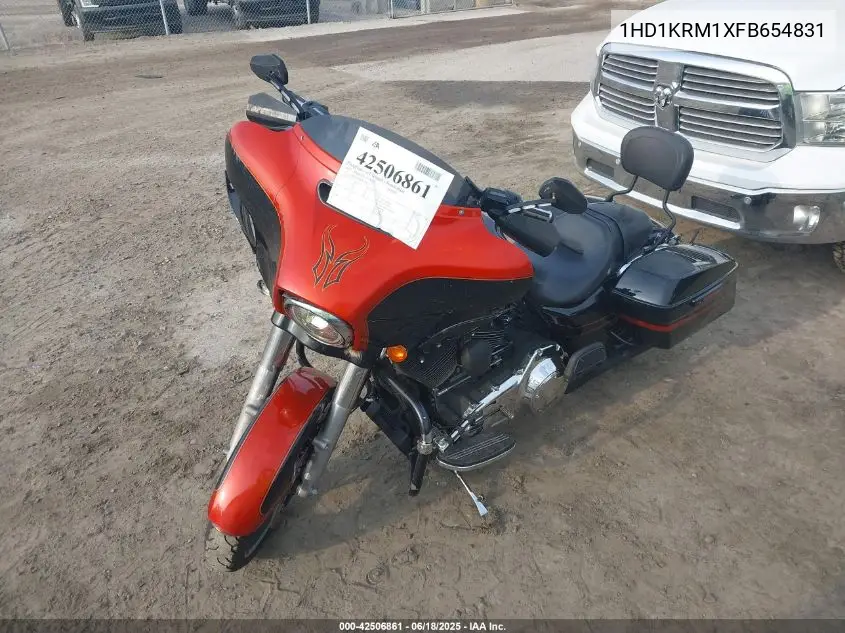 2015 Harley-Davidson Flhxs Street Glide Special VIN: 1HD1KRM1XFB654831 Lot: 42506861