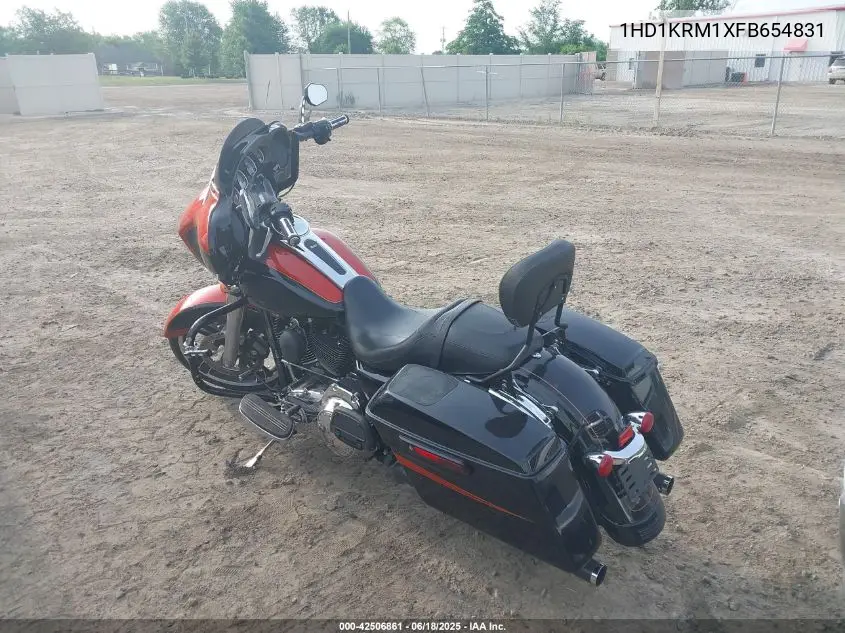 2015 Harley-Davidson Flhxs Street Glide Special VIN: 1HD1KRM1XFB654831 Lot: 42506861