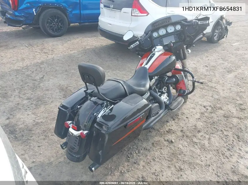 2015 Harley-Davidson Flhxs Street Glide Special VIN: 1HD1KRM1XFB654831 Lot: 42506861