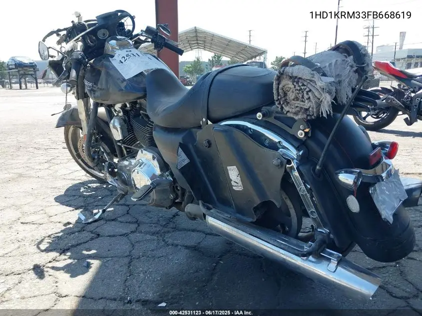 2015 Harley-Davidson Flhxs Street Glide Special VIN: 1HD1KRM33FB668619 Lot: 42531123