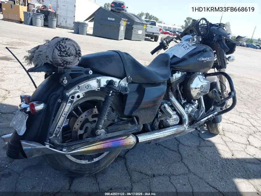 2015 Harley-Davidson Flhxs Street Glide Special VIN: 1HD1KRM33FB668619 Lot: 42531123