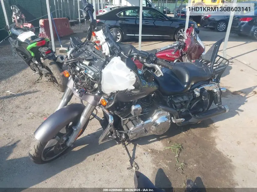 2016 Harley-Davidson Flhxs Street Glide Special VIN: 1HD1KRM13GB603141 Lot: 42569460