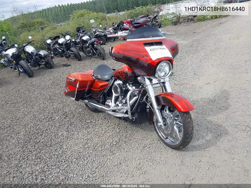 2017 Harley-Davidson Flhxs Street Glide Special VIN: 1HD1KRC18HB616440 Lot: 42527886