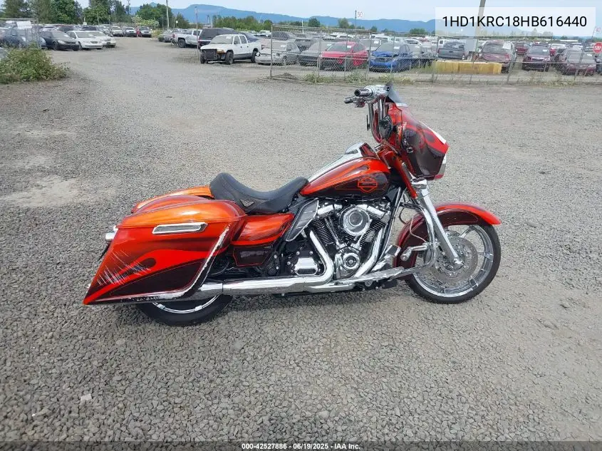 2017 Harley-Davidson Flhxs Street Glide Special VIN: 1HD1KRC18HB616440 Lot: 42527886