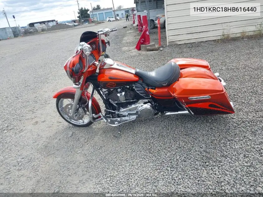 2017 Harley-Davidson Flhxs Street Glide Special VIN: 1HD1KRC18HB616440 Lot: 42527886