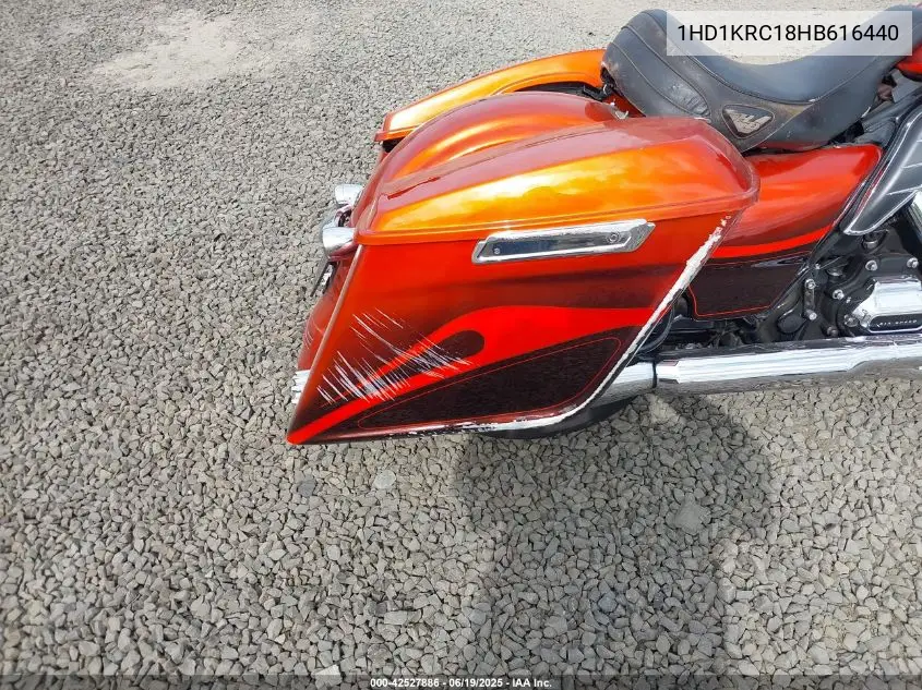 2017 Harley-Davidson Flhxs Street Glide Special VIN: 1HD1KRC18HB616440 Lot: 42527886