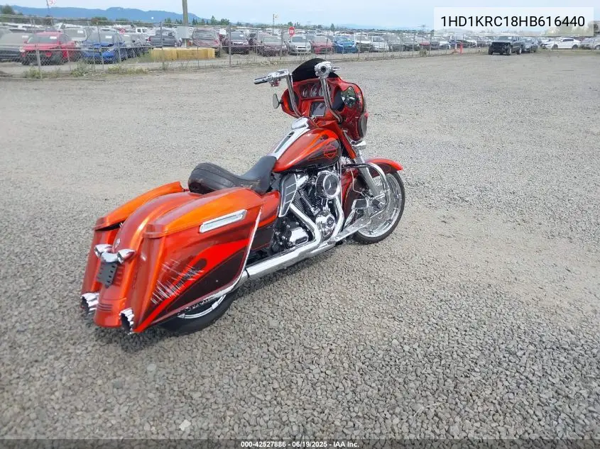 2017 Harley-Davidson Flhxs Street Glide Special VIN: 1HD1KRC18HB616440 Lot: 42527886