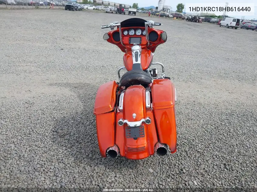 2017 Harley-Davidson Flhxs Street Glide Special VIN: 1HD1KRC18HB616440 Lot: 42527886