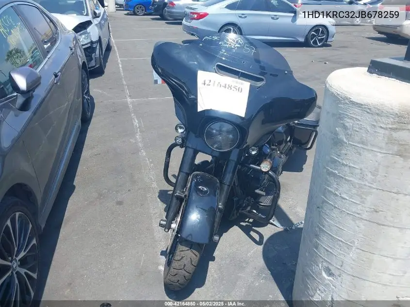 2018 Harley-Davidson Flhxs Street Glide Special VIN: 1HD1KRC32JB678259 Lot: 42164850