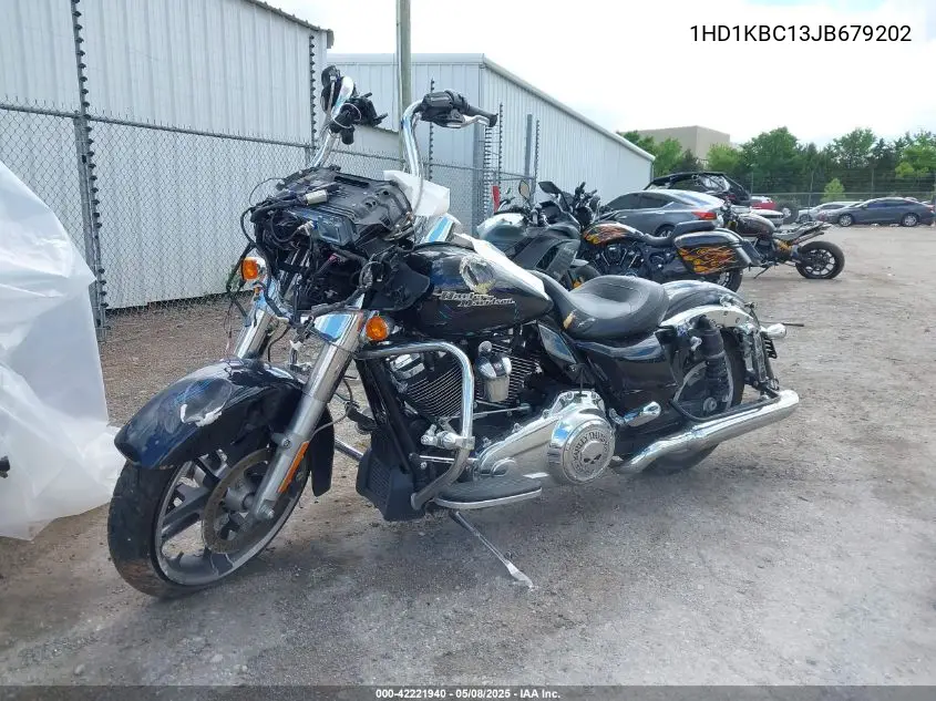2018 Harley-Davidson Flhx Street Glide VIN: 1HD1KBC13JB679202 Lot: 42221940